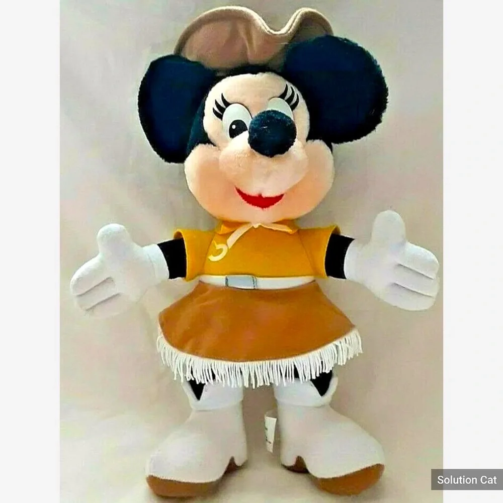 Rare Vintage Disneyland Walt Disney World Cowgirl Minnie Mouse
